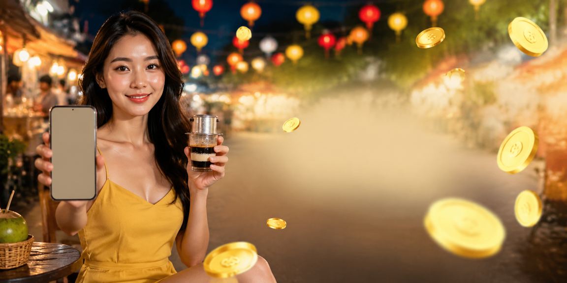 Người dùng Hà Nội trải nghiệm cá cược di động tại quán cà phê buổi sáng