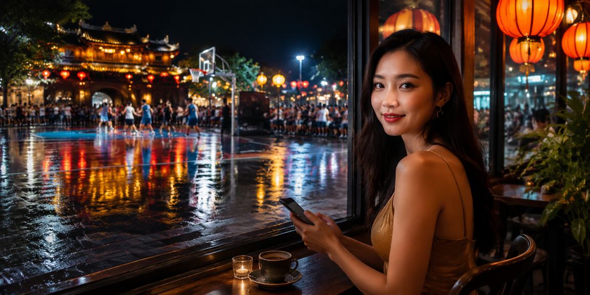 Người dùng tại Huế theo dõi kết quả thể thao và kèo cược bên ly cà phê buổi sáng